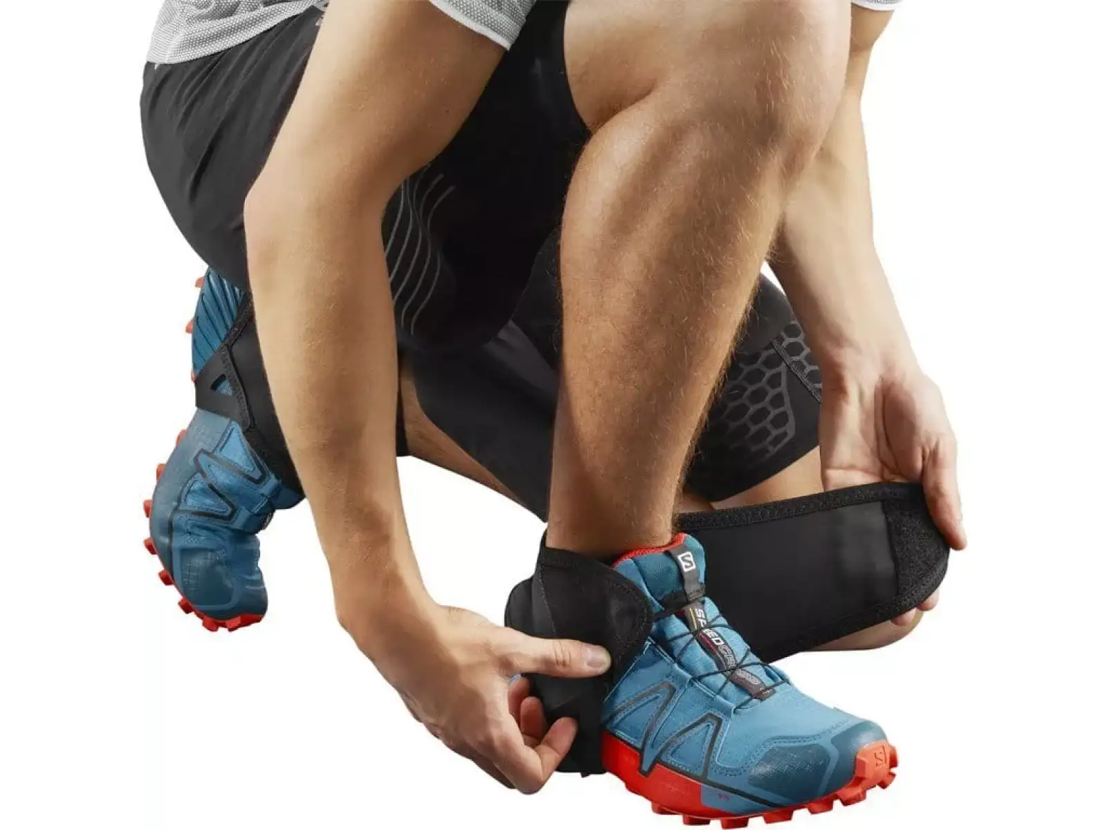 Salomon Trail Gaiters Low niedrige Schuhgamaschen Black