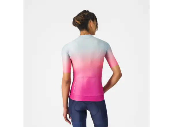 Castelli UPF W Damentrikot Winter Sky/Violet Pink
