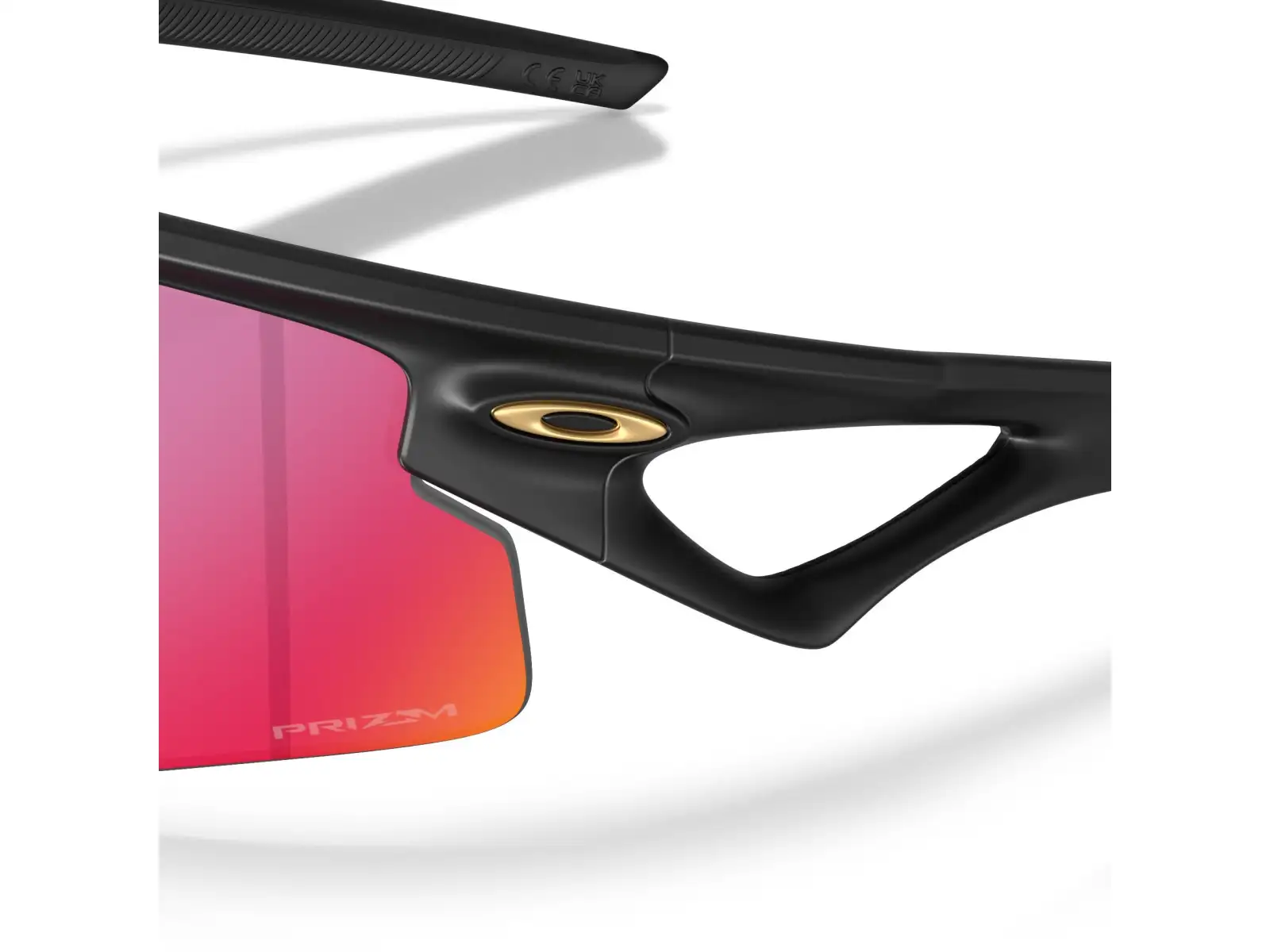 Oakley Sphaera Strike Sportbrille Matte Black/Prizm Road
