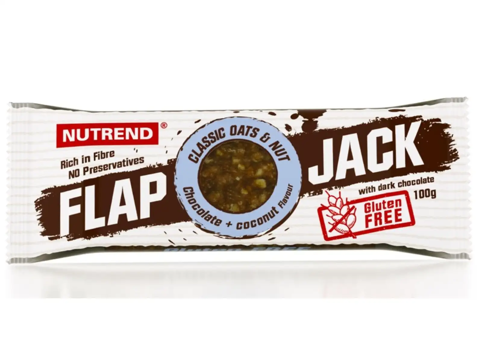 Nutrend Flapjack 100g Riegel Schokolade/Kokos mit dunkler Schokolade