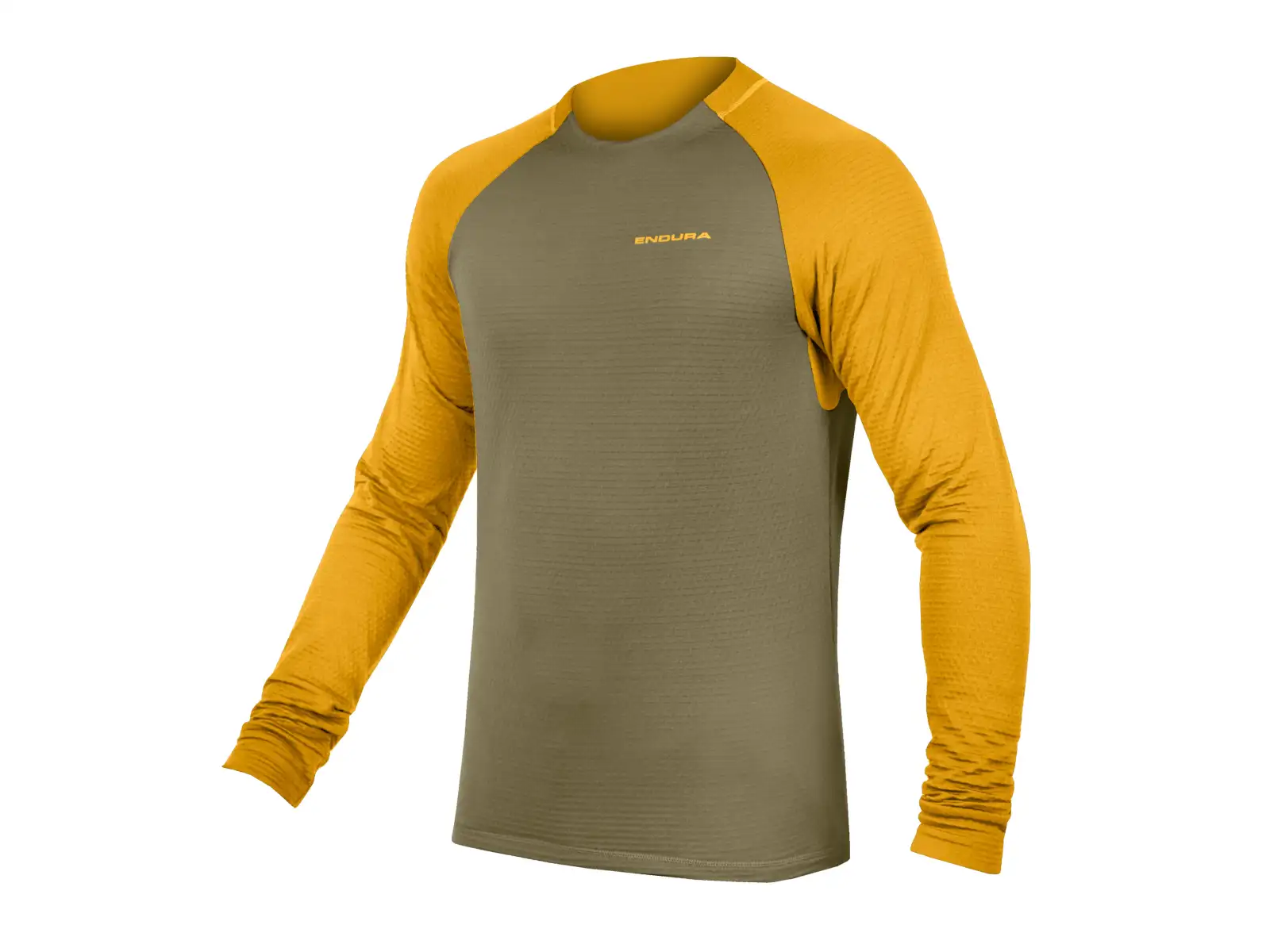 Endura Singletrack Fleece Herren Langarmtrikot Tweed Green