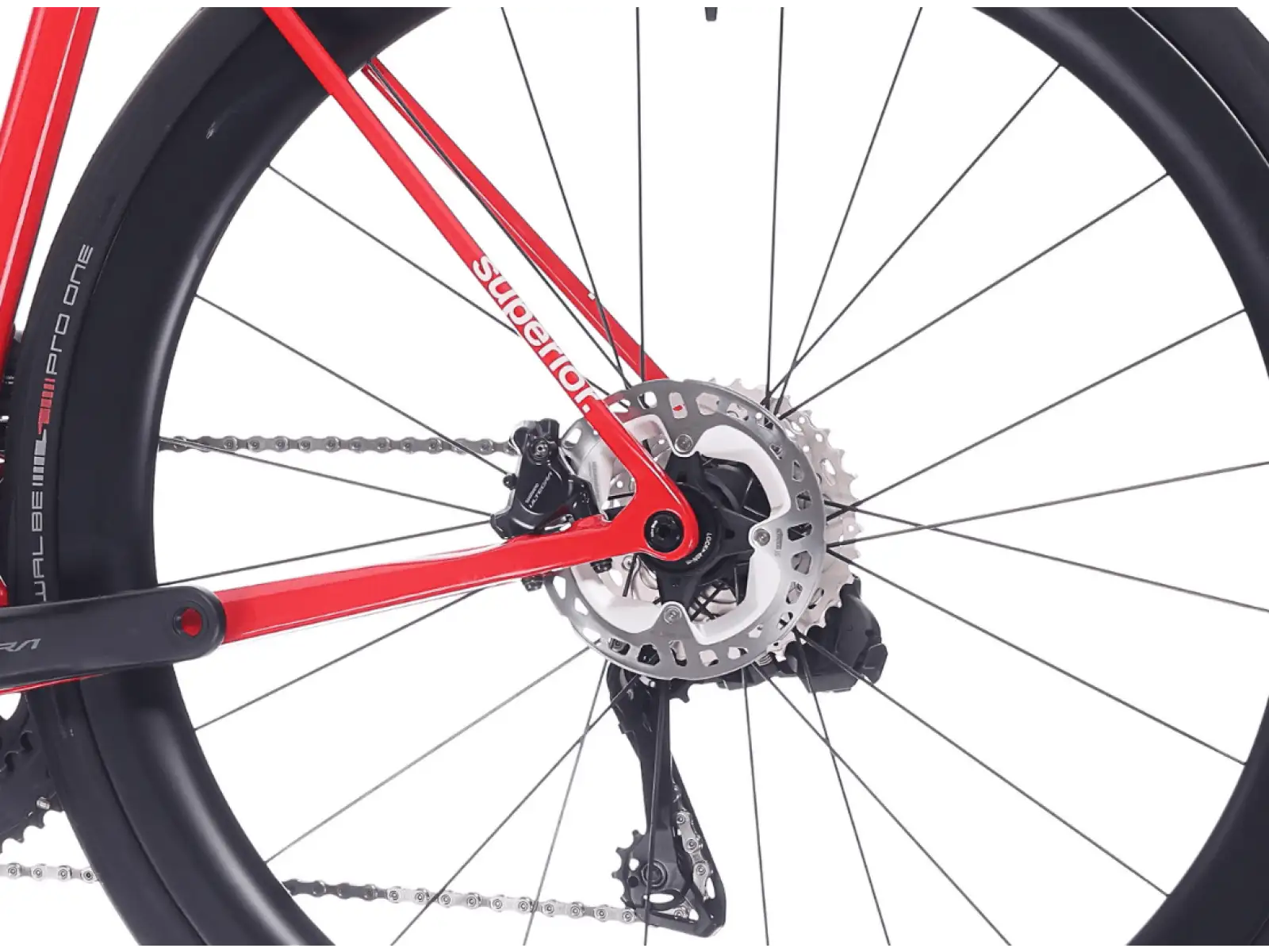 Superior RR 9.8 Fahrrad Rennrad Gloss Red / White