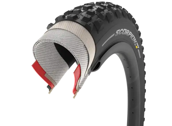 Pirelli Scorpion E-MTB M HyperWALL TLR 27,5 x 2,60" Reifen Kevlar Schwarz