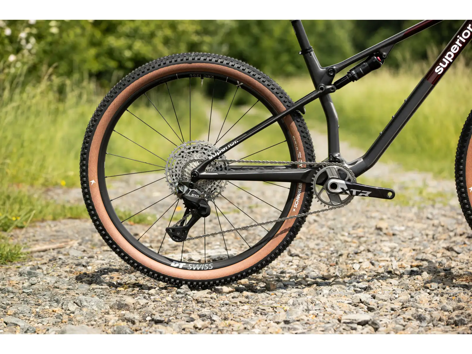 Superior XF 9.9 Team Mountainbike Gloss Carbon/Red Carbon