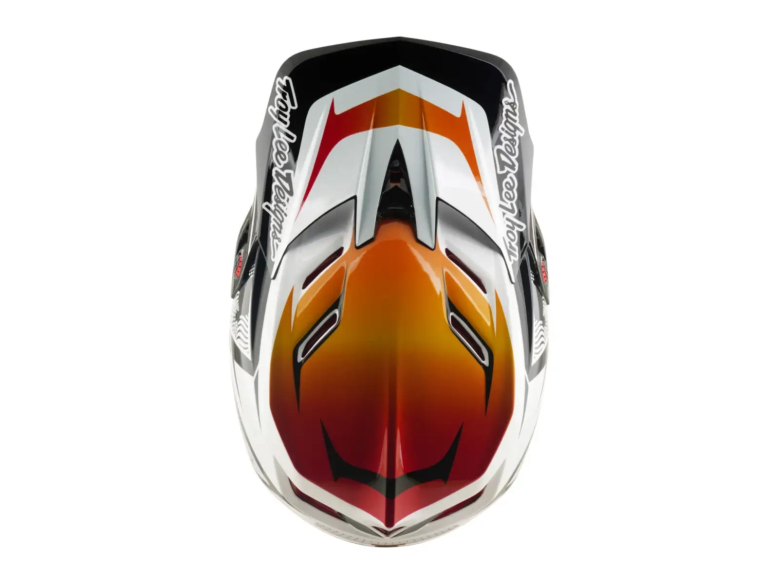 Troy Lee Designs D4 Composite MIPS Helm Lined up White
