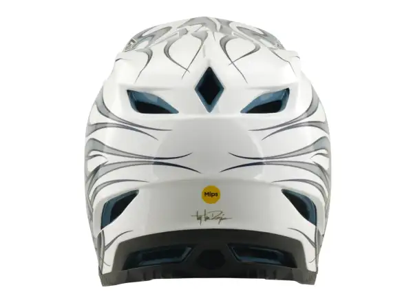 Troy Lee Designs D4 Composite MIPS Helm Torched white/Silver