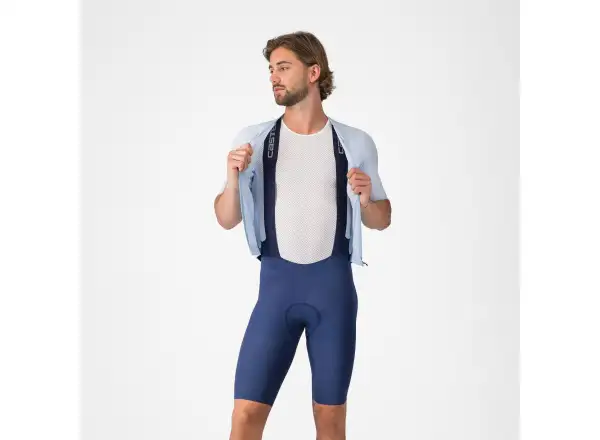 Castelli Premio Evo Herren-Trägerhose mit Polster Belgian blue