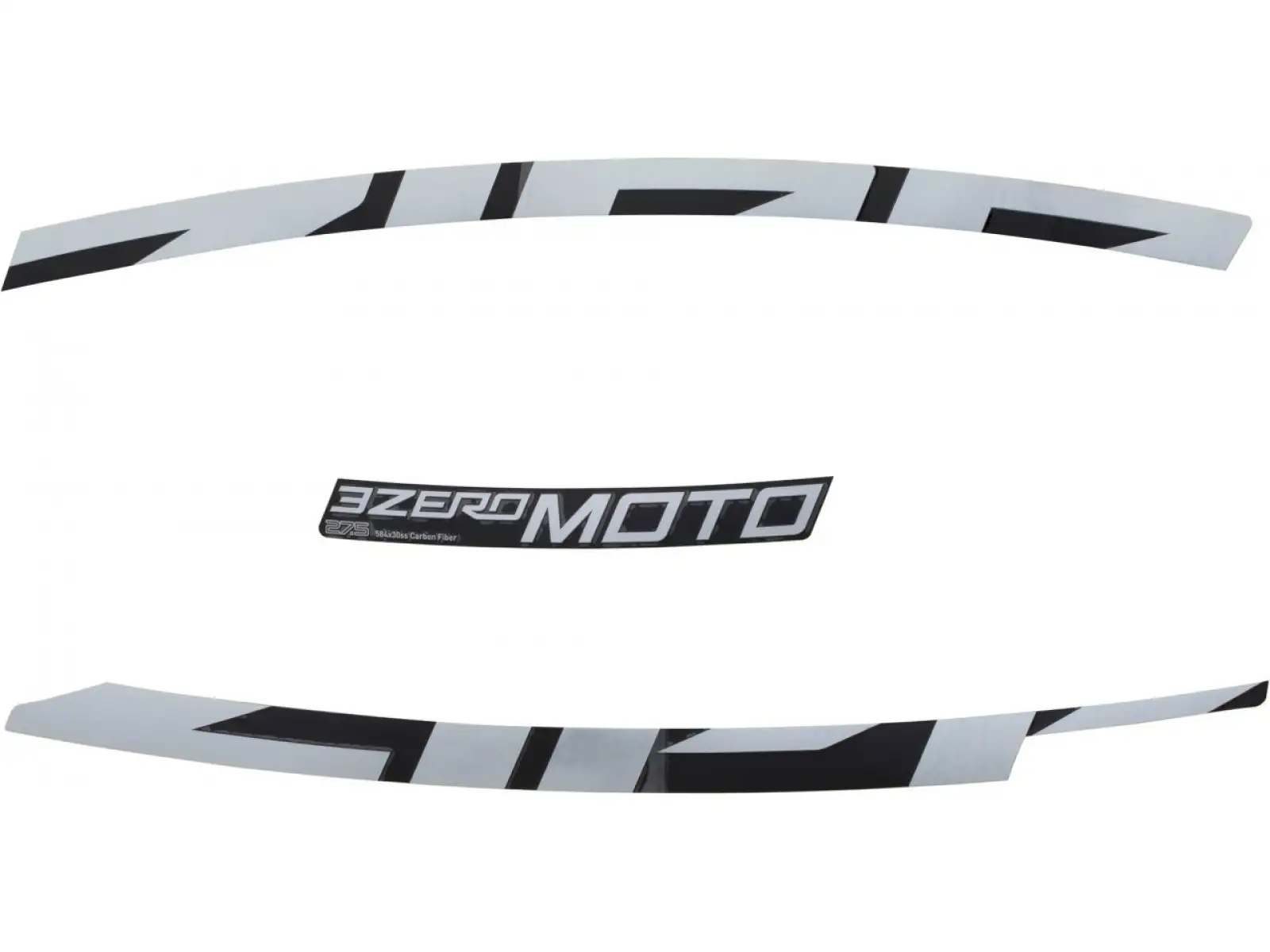 Zipp 3Zero Moto Felge in Slate herumwickeln.