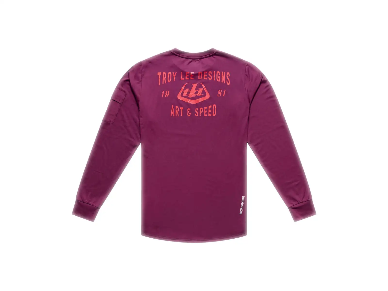 Troy Lee Designs Ruckus Ride Herren-Trikot Langarm Lockdown Sangria