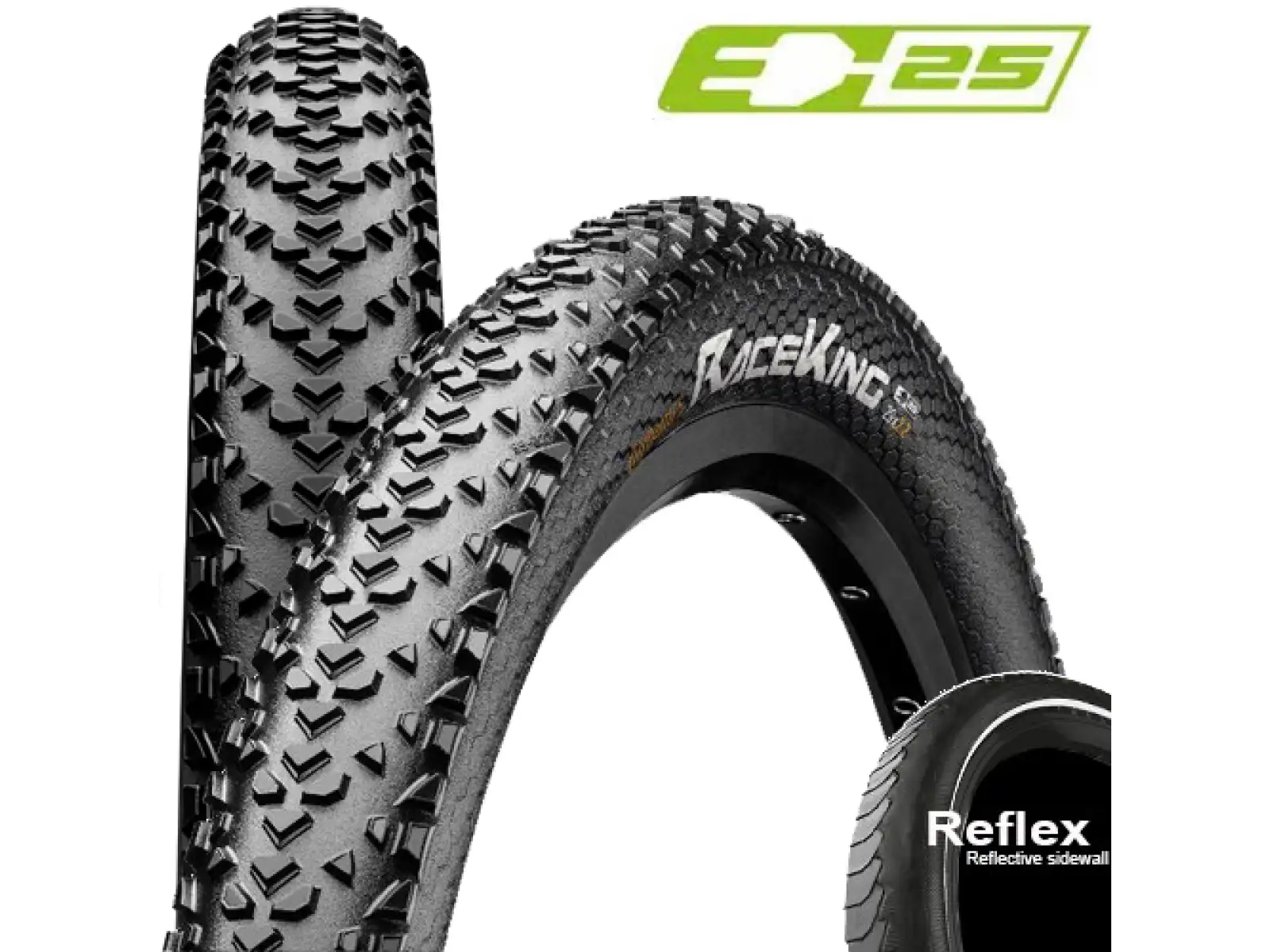 Continental Race King Performance E-25 29x2,00" MTB Reifen Draht Schwarz Reflex