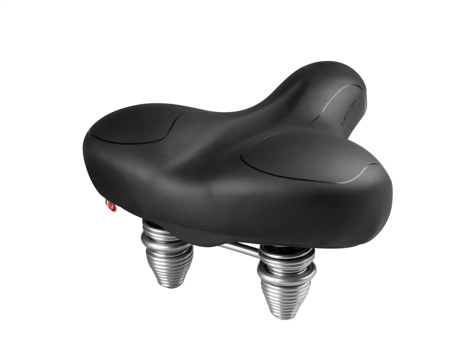Force Nova 2 Damen-Feder-Sattel in Schwarz.