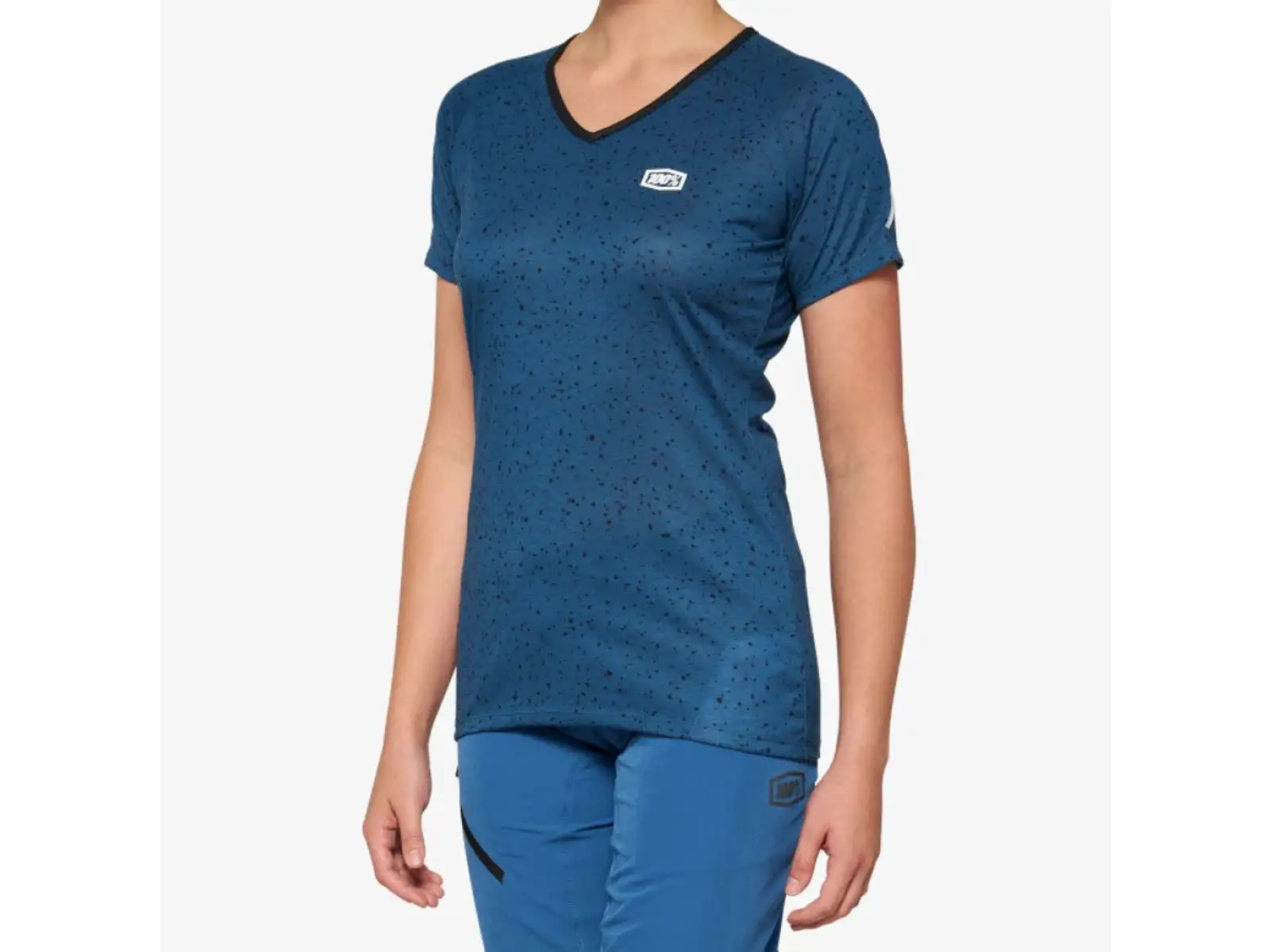 100% Airmatic Damen-Trikot Kurzarm Schieferblau