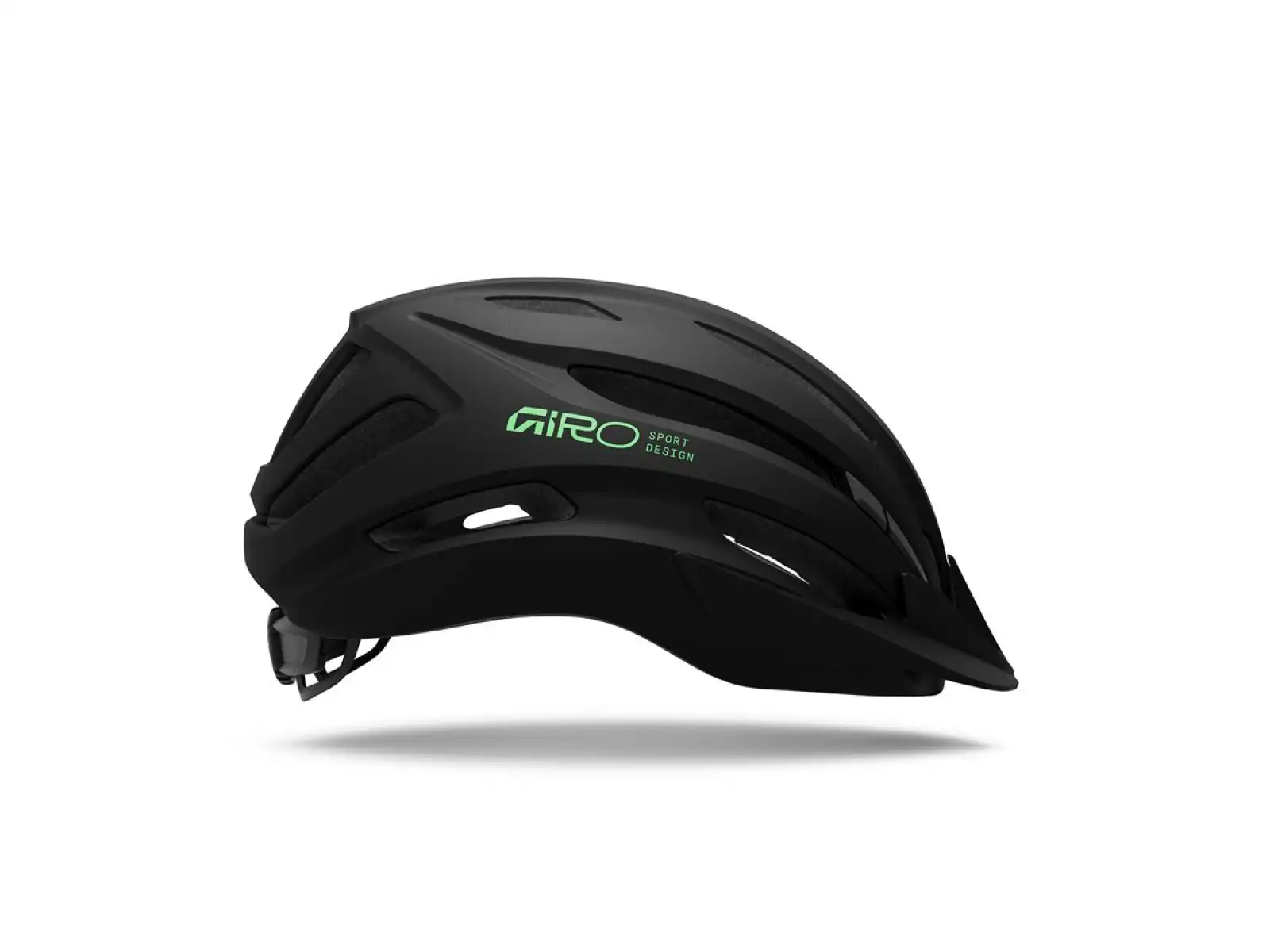 Giro Register II Youth Kinderhelm Mat Black/Vivid Green