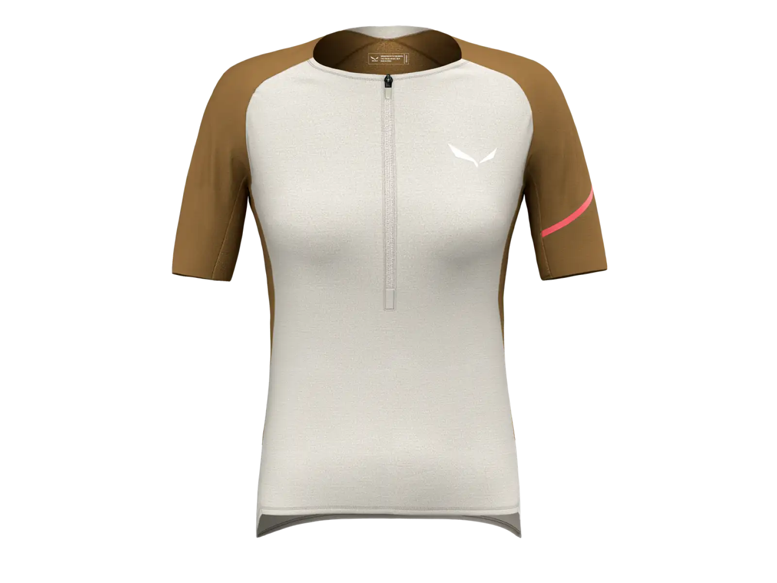 Salewa Vento AM HZT Damen kurzarm Shirt Haferflocken