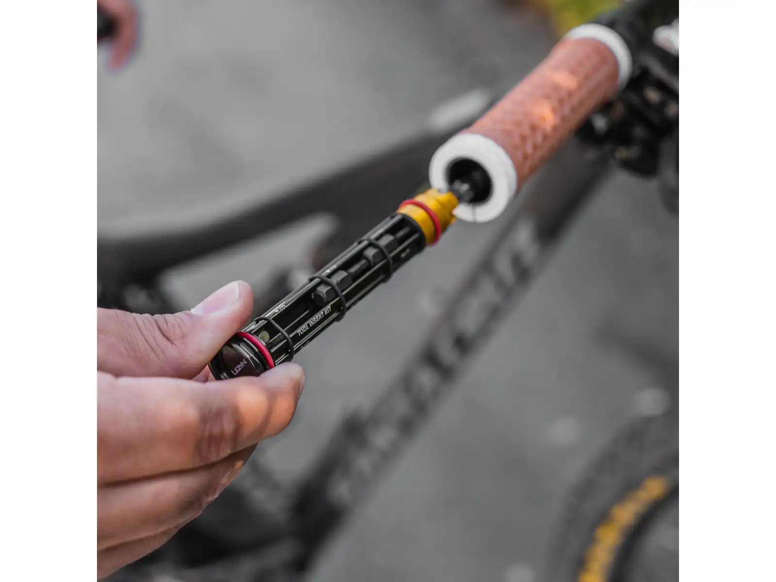 Lezyne Tool Insert Kit Werkzeugset in Schwarz.