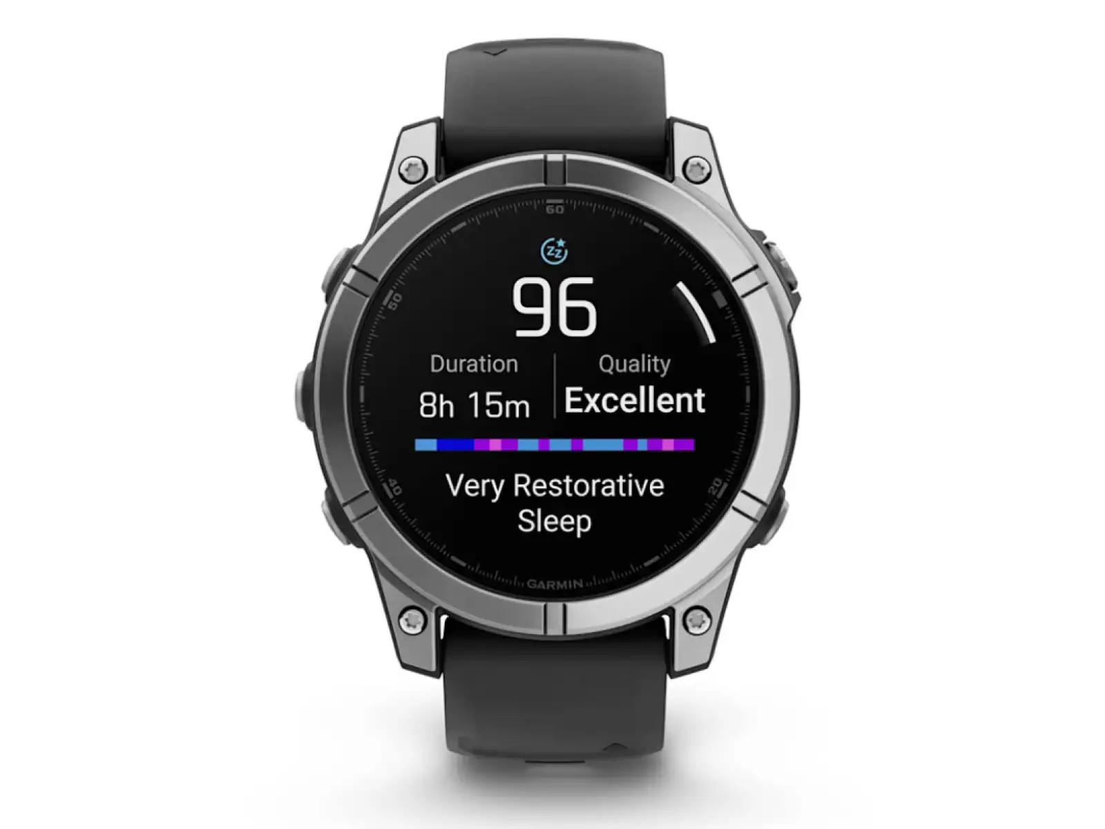 Garmin fenix E - 47 mm AMOLED Smartwatch Slate Grey Steel