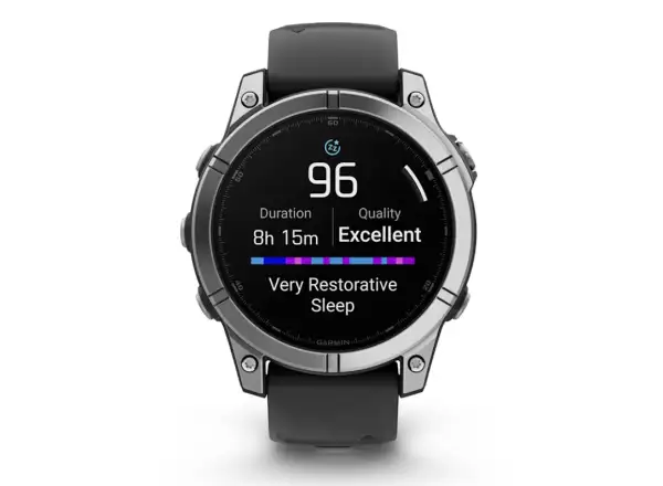Garmin fenix E - 47 mm AMOLED Smartwatch Slate Grey Steel
