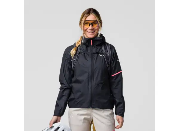 Salewa Vento PTX 2.5 L Damenjacke Black Out