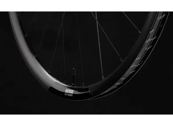 FFWD Outride geflochtene Gravel-Räder, DT Swiss 350 Naben Matt Black
