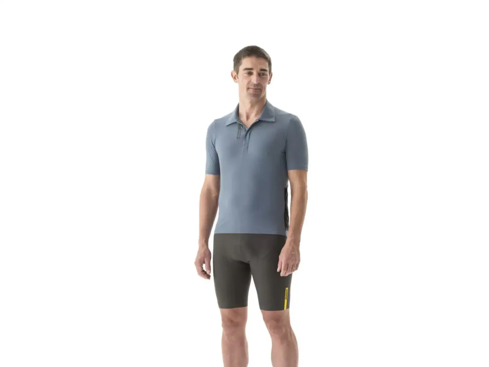 Mavic Allroad Polo Herren-Trikot Kurzarm Orion Blue MUSTER