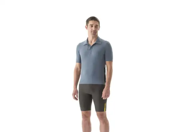 Mavic Allroad Polo Herren-Trikot Kurzarm Orion Blue MUSTER