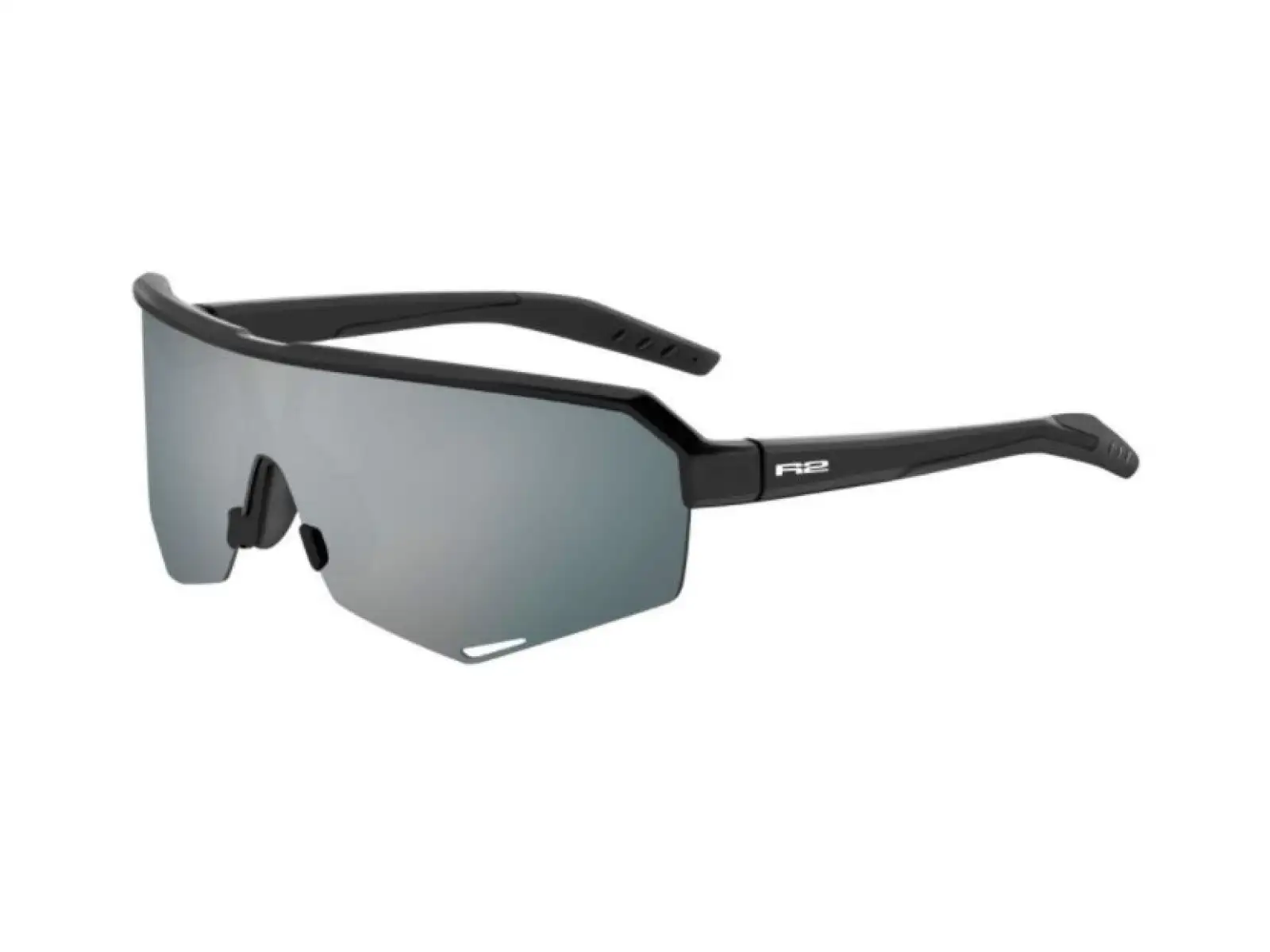 R2 Fluke Sonnenbrille matt schwarz/graue Gläser