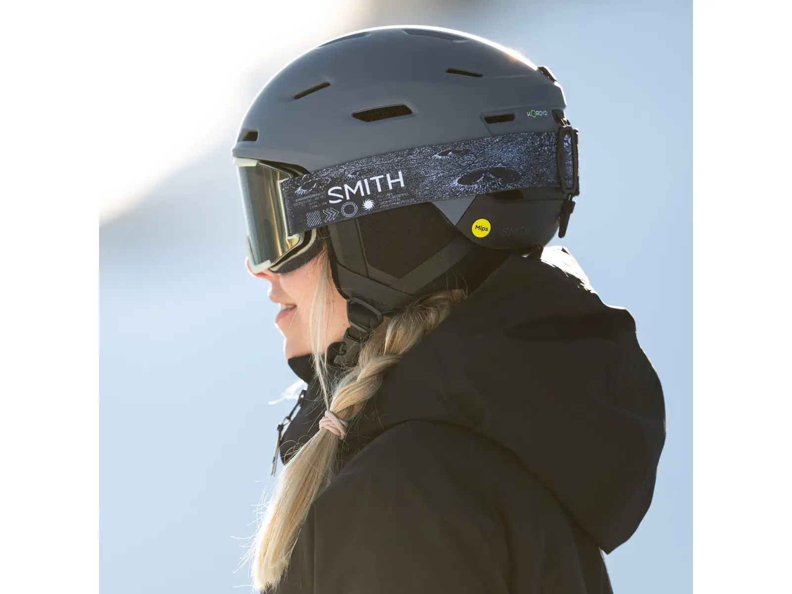 Smith Descend MIPS Skihelm Matte Slate / Black