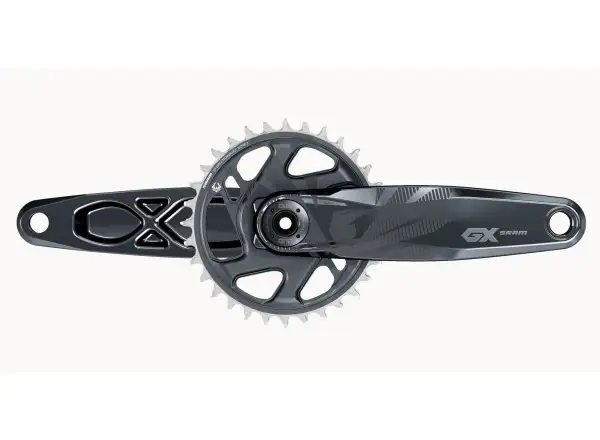 Sram GX Eagle Boost DUB Kurbeln 165 mm 32 Zähne Lunar-Grau