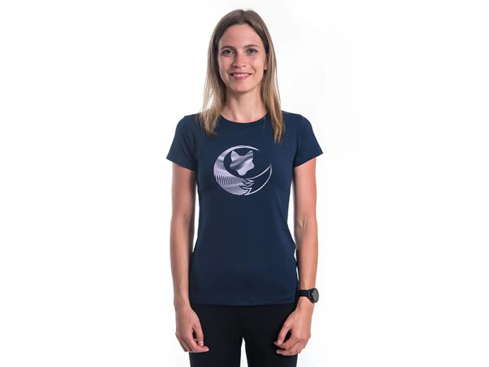 Sensor Coolmax Tech Fox Damen T-Shirt Kurzarm Deep Blue