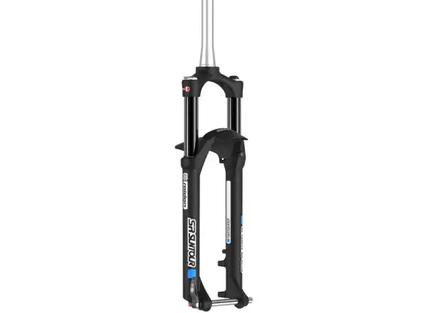 SR Suntour Raidon 34 LO-R 140 mm 29" Boost gefederte Gabel in Schwarz.