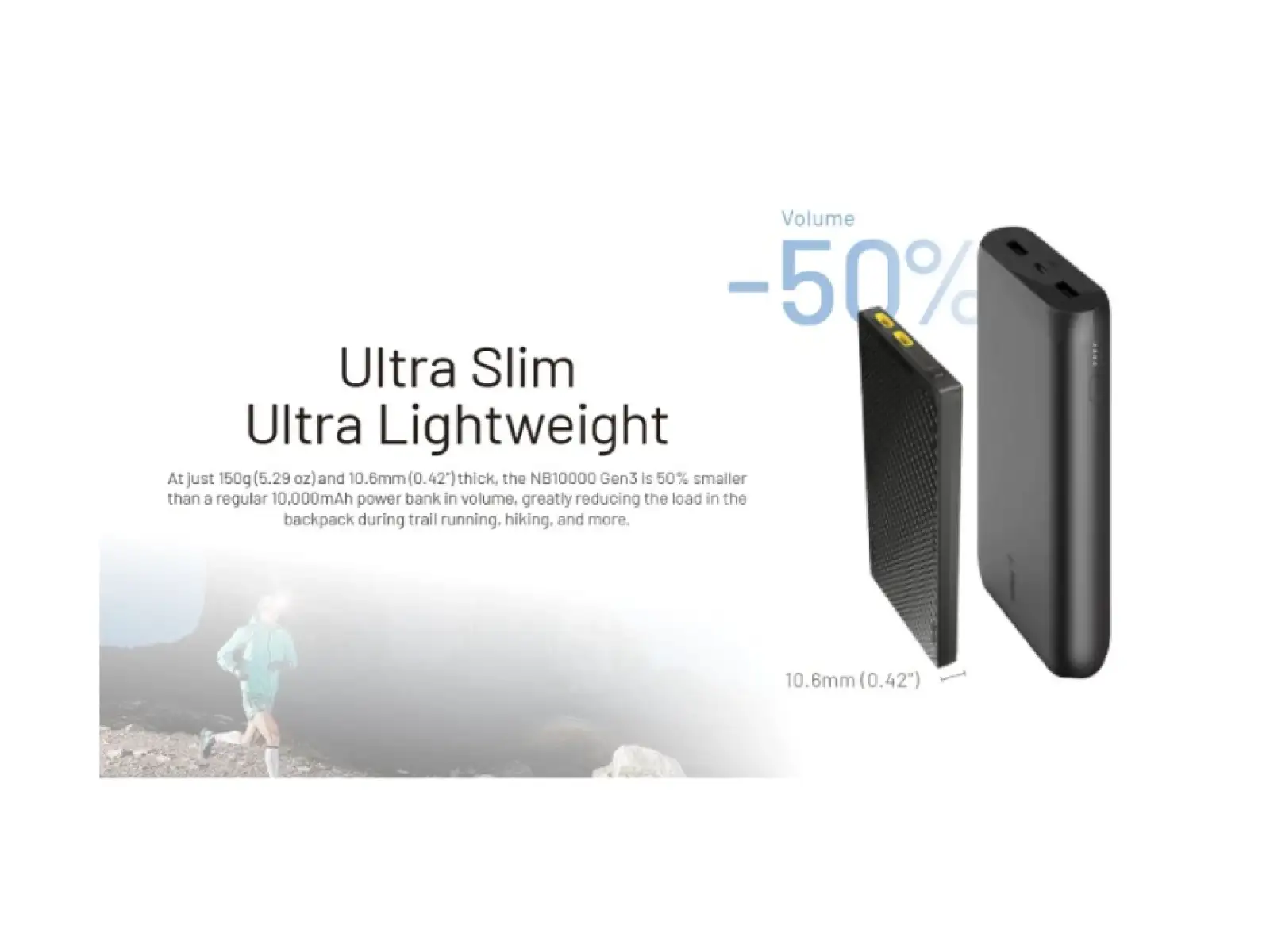Nitecore leistungsstarke Powerbank NB10000 Gen3