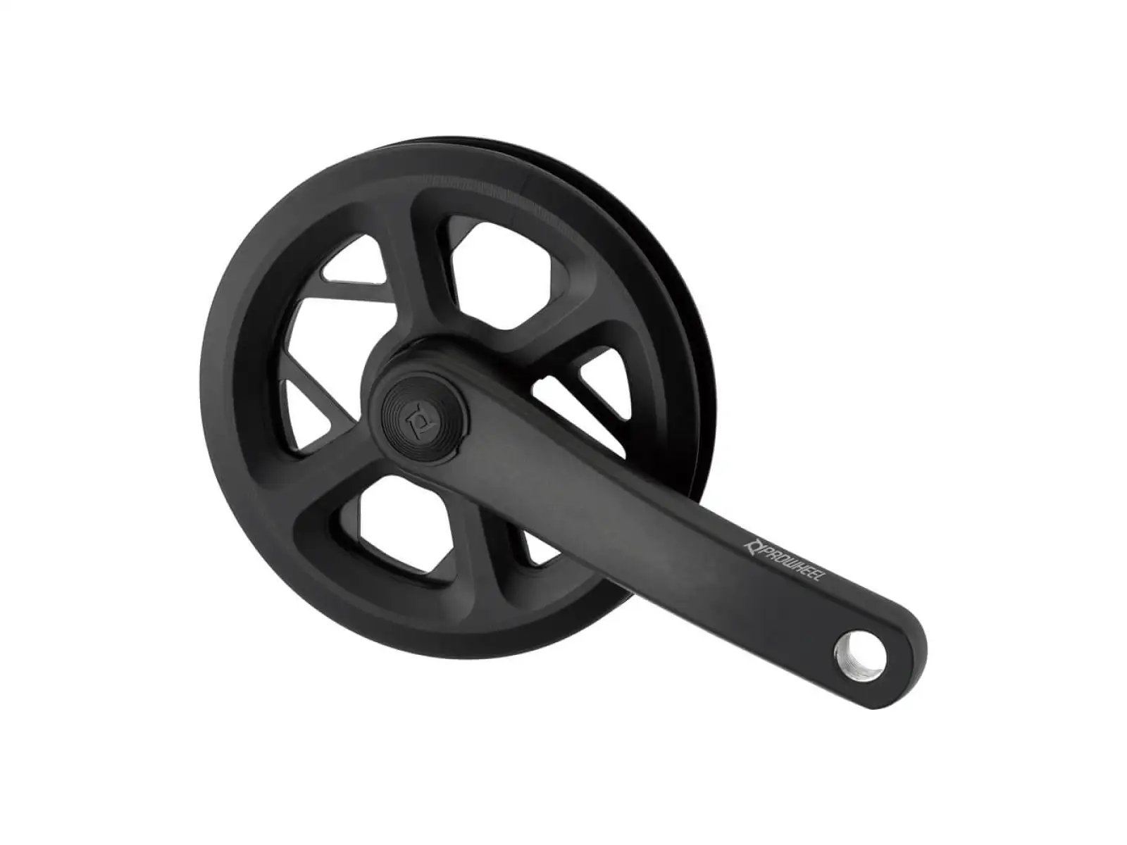 Prowheel A10XPP Kinderkurbeln mit einem Kettenblatt mit 32 Zähnen und einer Länge von 160 mm in Schwarz.