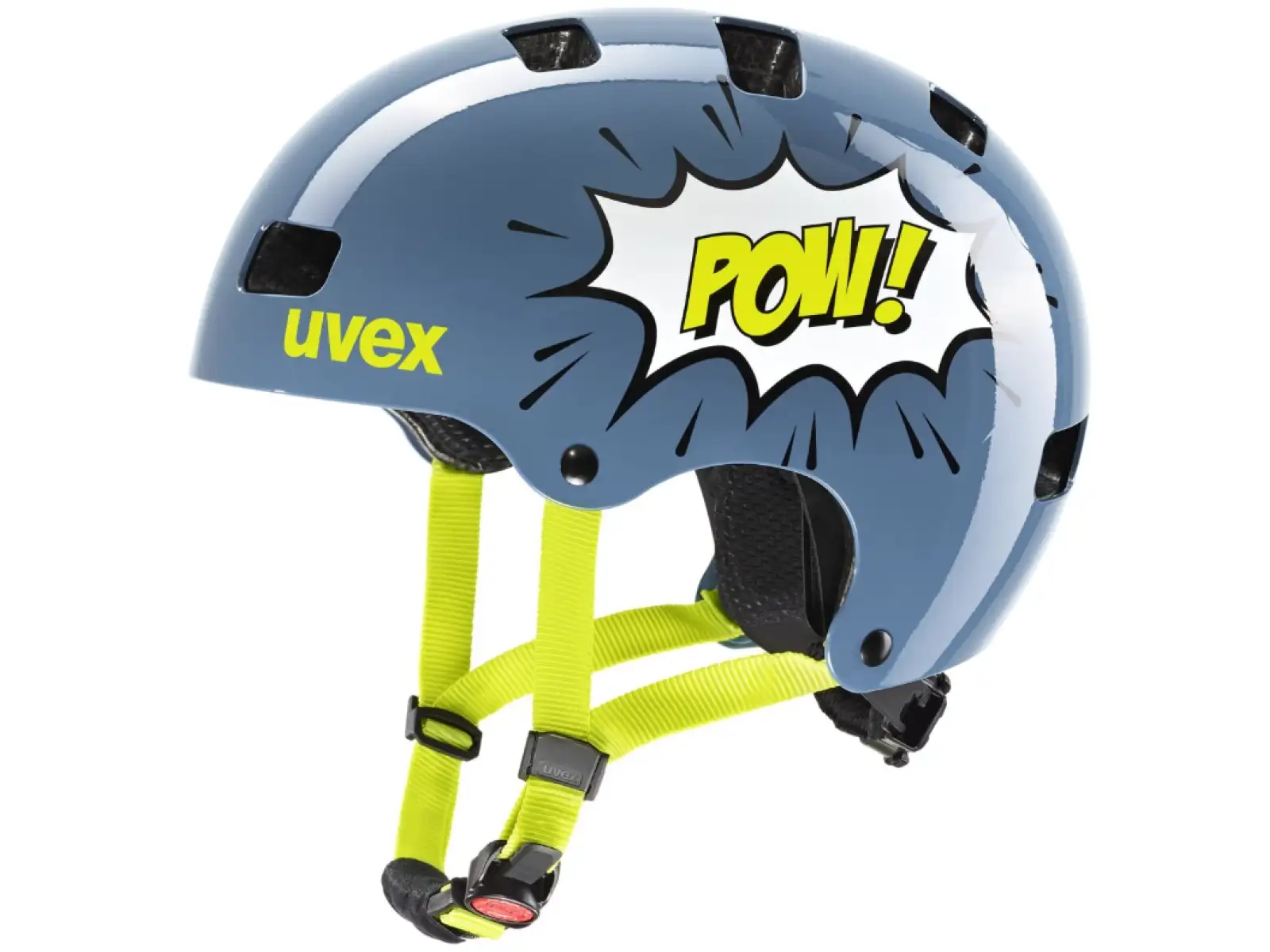 Uvex Kid 3 Kinderhelm Stone Blue/Pow