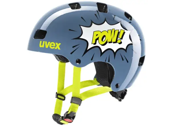 Uvex Kid 3 Kinderhelm Stone Blue/Pow