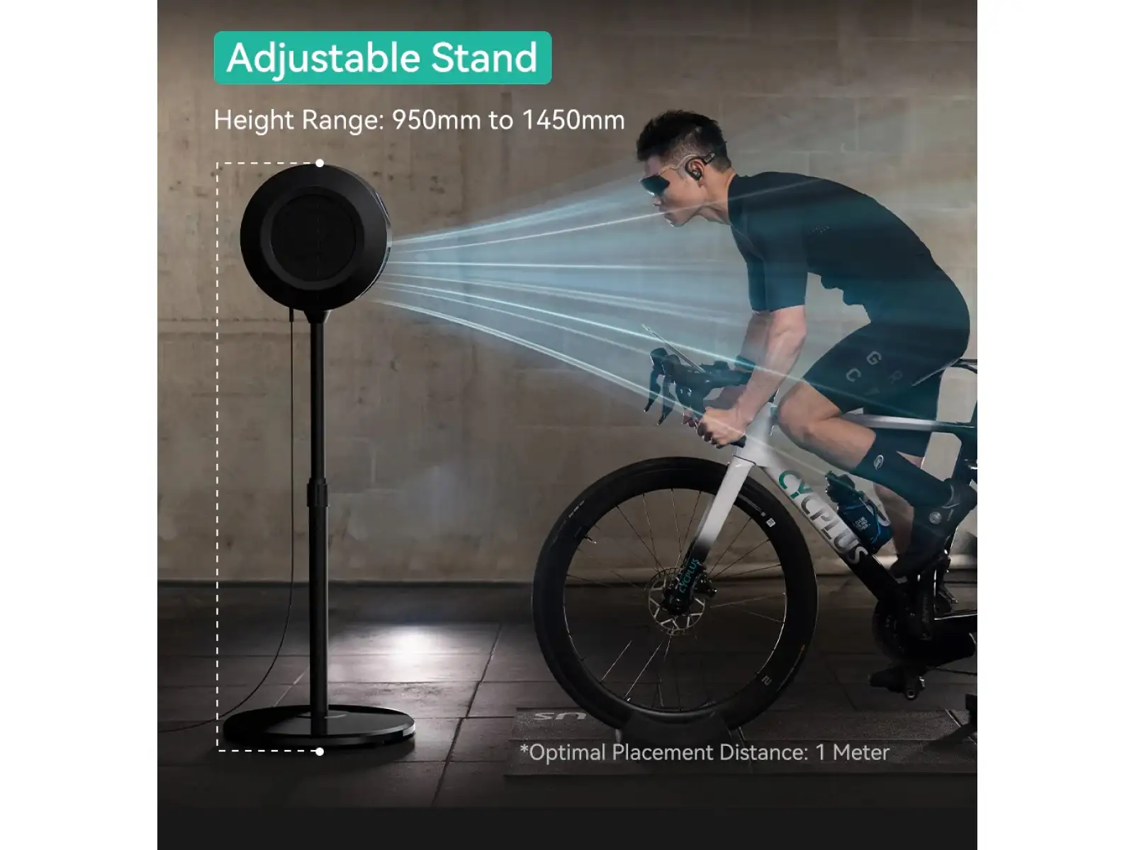 Cycplus F1 elektronisch gesteuerter Ventilator