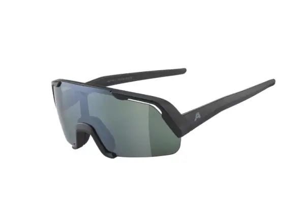 Alpina Rocket Jugend Kinderbrille Black Matt / Mirror Black