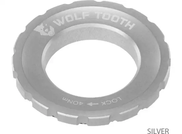 Wolf Tooth Centerlock Außenmutter Silber