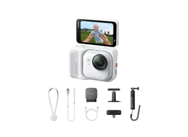 Insta360 GO Ultra Creator Bundle Actionkamera Weiß