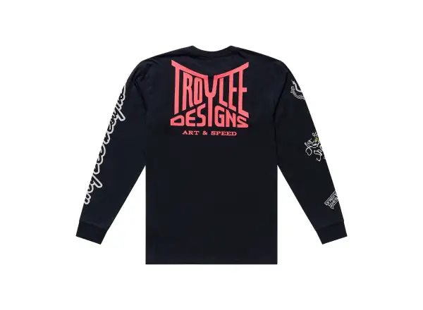 Troy Lee Designs Handlebar Herren-Trikot langer Ärmel Black