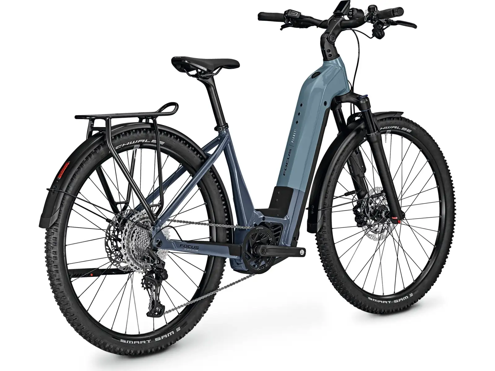 Focus Planet2 6.9 ABS WA 625Wh Stadtelektrofahrrad Stoneblue/Heritage