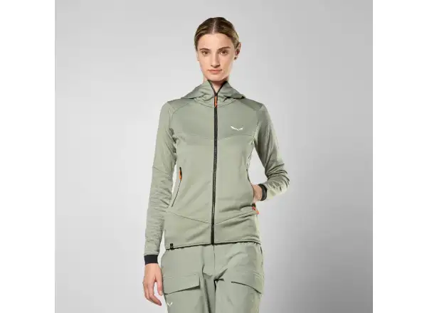 Salewa Sella Crevasse Hooded Damen Fleecejacke Zephyr