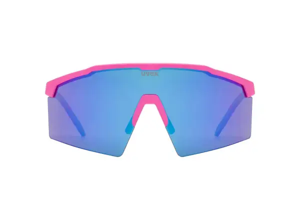 Uvex Flowline Sonnenbrille Pink Matt/Mirror Blue