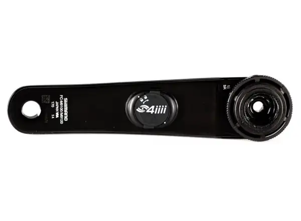 Shimano XTR FC-M9100 linker Kurbel mit 4iii Precision 3D Wattmeter