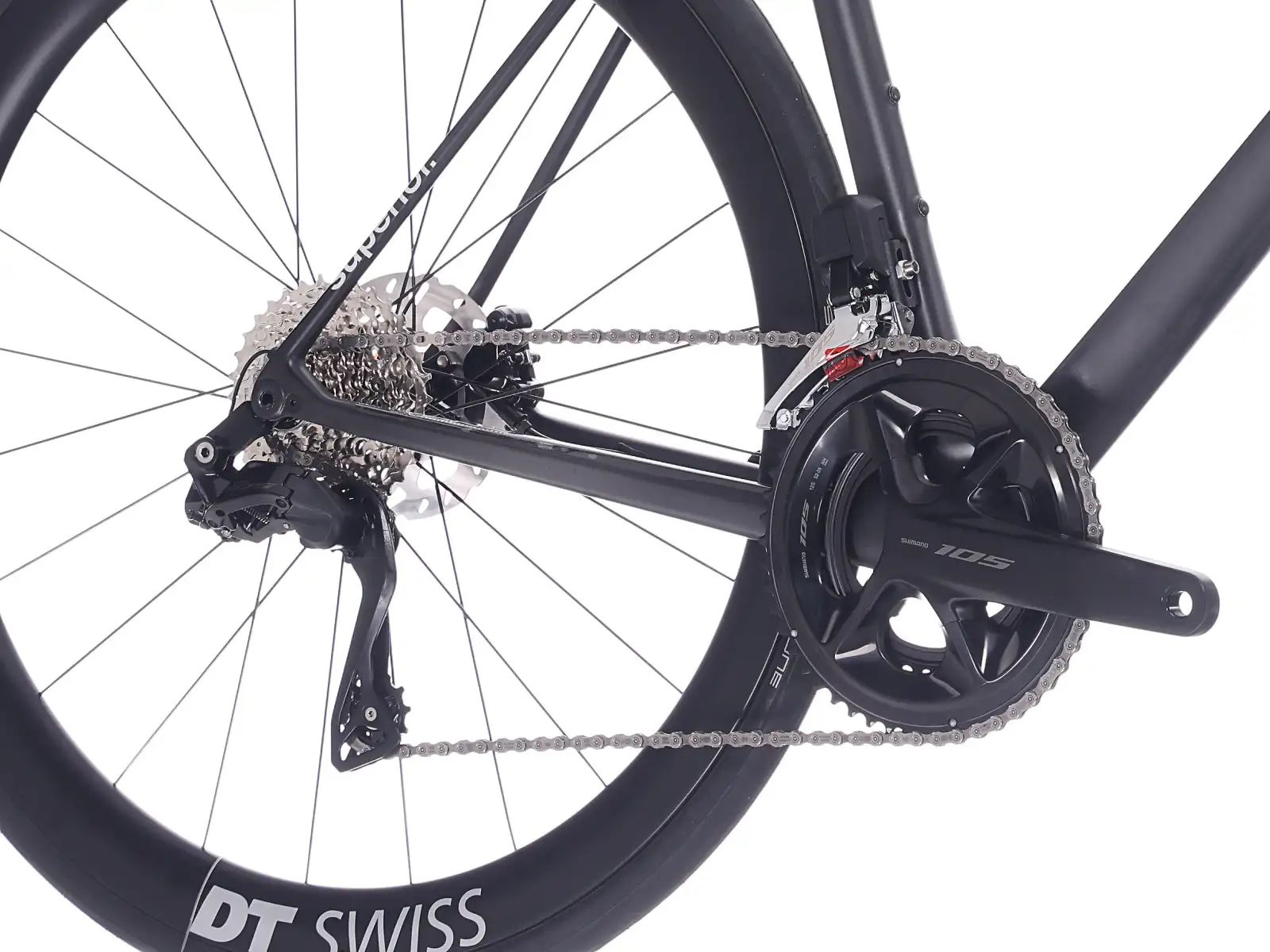 Superior RR 9.6 Rennrad Matte Carbon / White