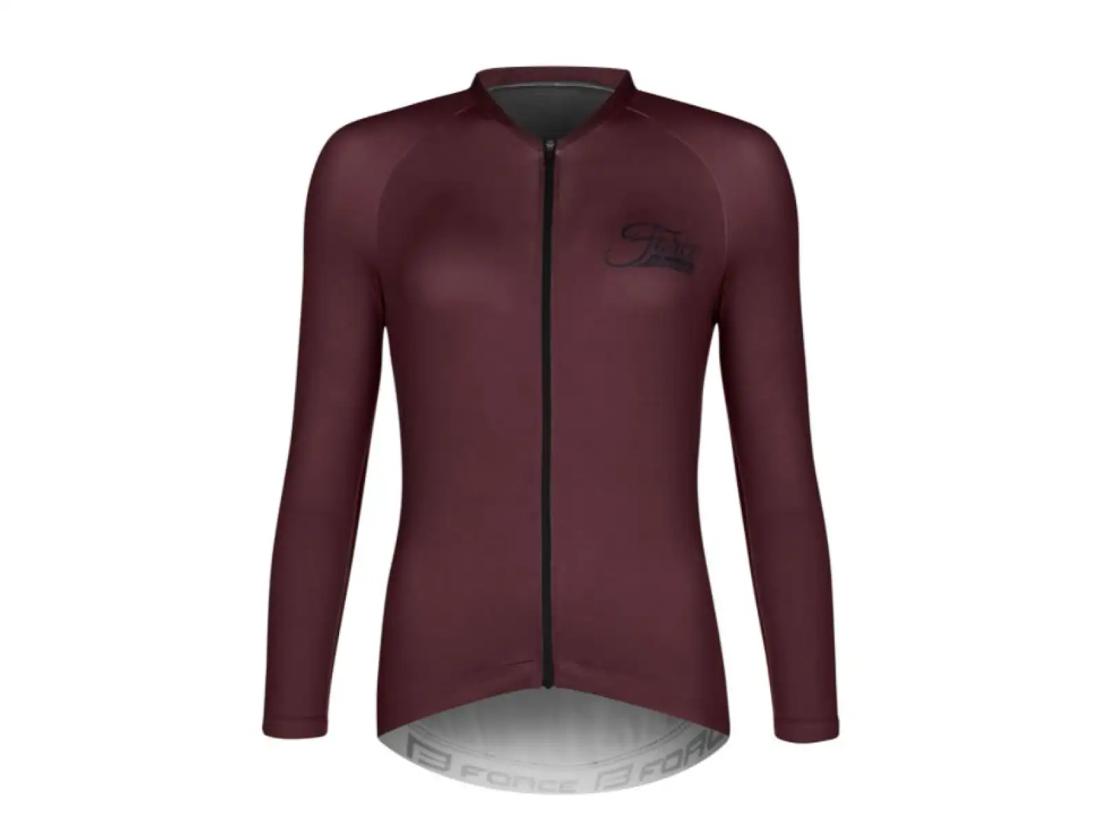 Force Charm Lady Damen Langarmkleid Bordeaux