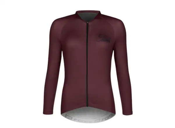 Force Charm Lady Damen Langarmkleid Bordeaux