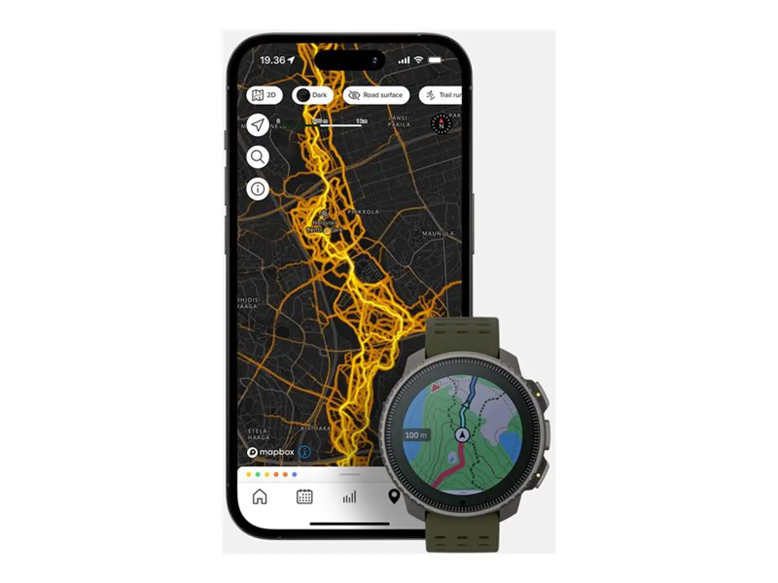 Suunto Vertical Titanium Solar Smartwatch Forest