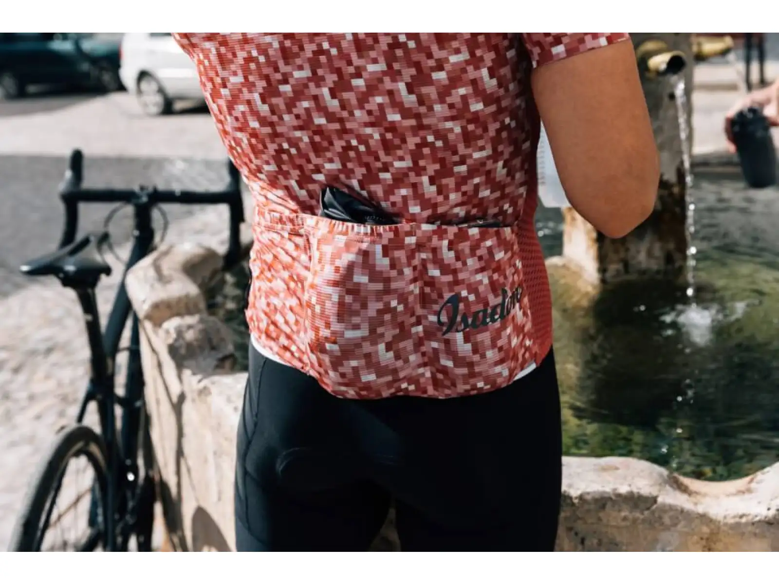 Isadore Alternative Damen Kurzarmtrikot mineral red