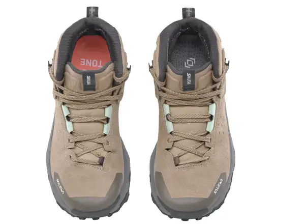 Salewa Pedroc 2 Leather Mid PTX Damen Schuhe Quicksand/Bungee Cord