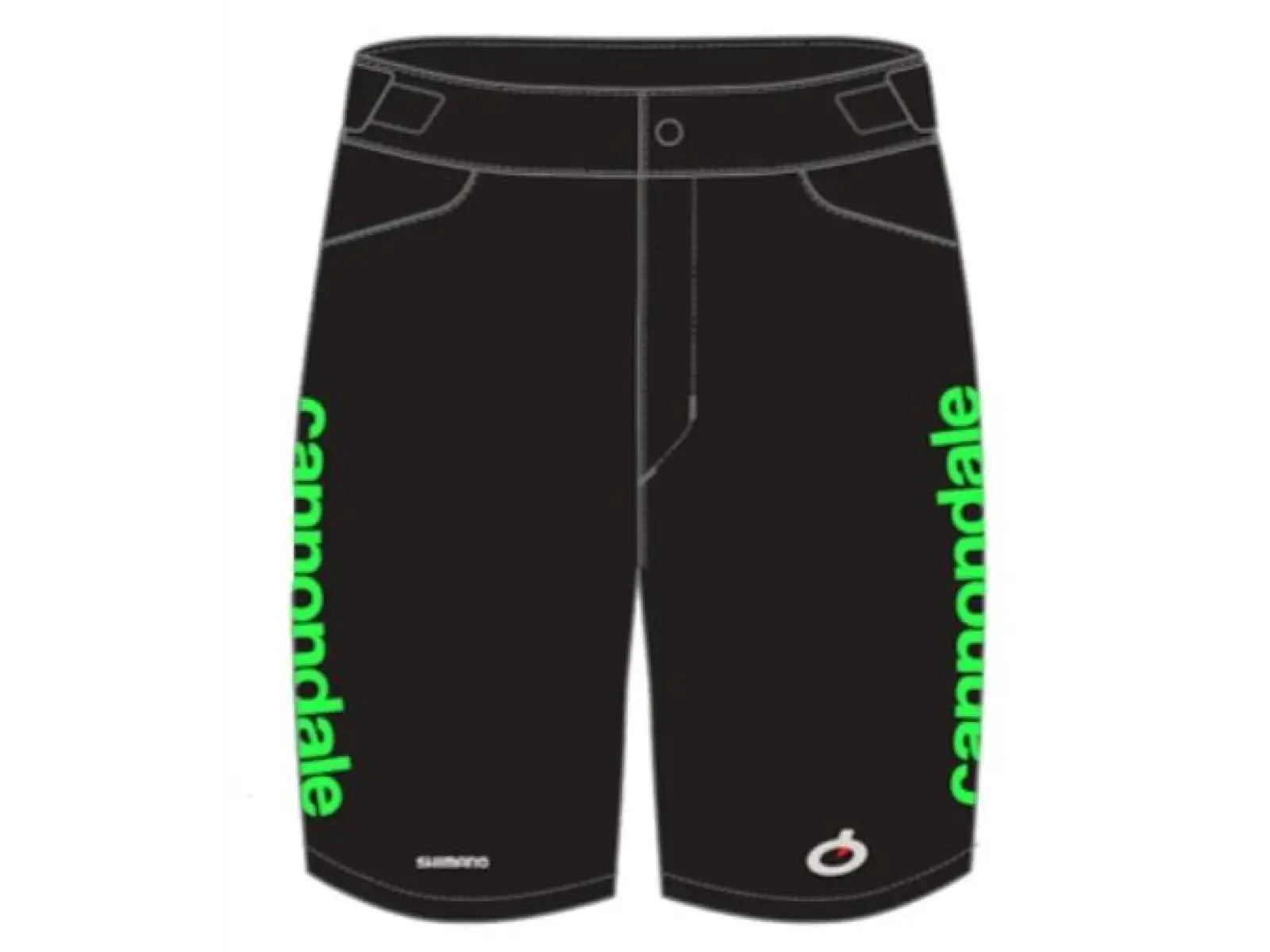 Cannondale CFR Replica Herren Shorts Schwarz